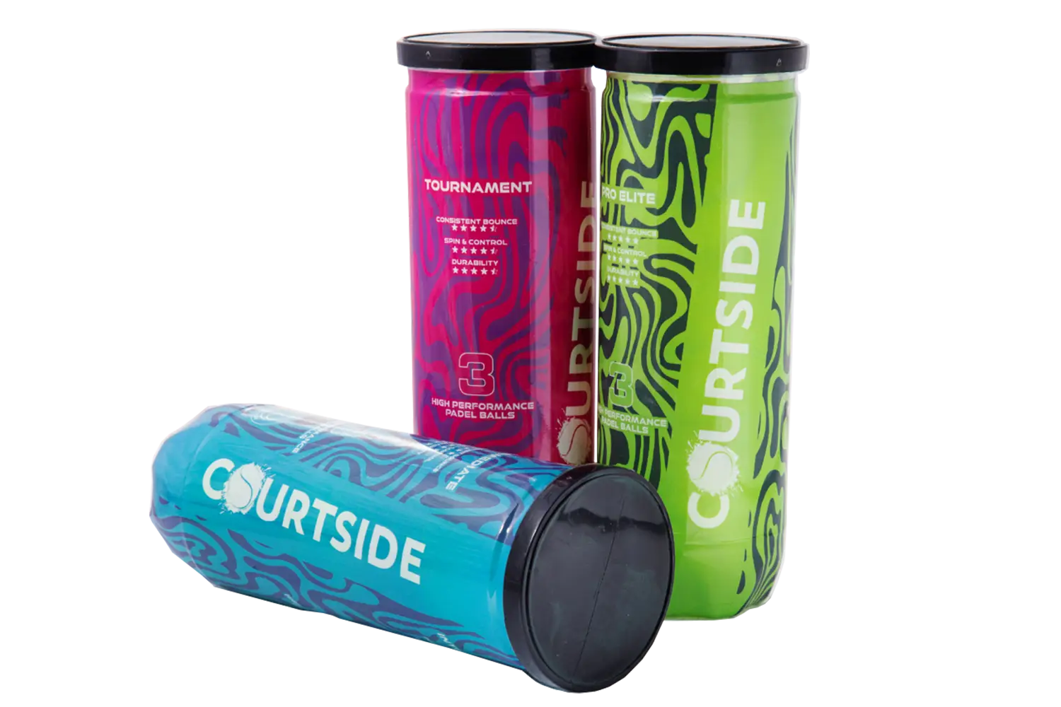 Courtside padel ball cases in local stock holding