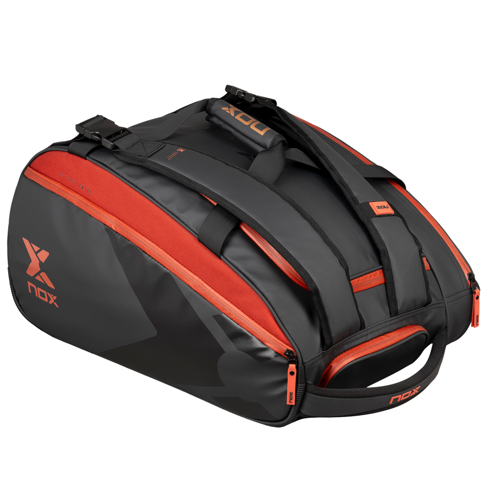 NOX Luxury Open Series Padel Bag Black/Red 2026